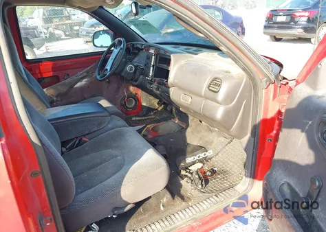 1999 Dodge Dakota Slt/Sport from USA, damaged, VIN 1B7GG22Y6XS227295